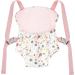 GAGAKU Doll Carrier - 100% Cotton Baby Front & Back Carrier for Kids | Adjustable Straps | Pink 2-Rose Garden - Shop Internationally! - Buy Online on GoSupps.com