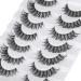 Geeneiya Clear Band Cat Eye Lashes Pack - 7 Pairs Natural Wispy Mink DD Curl Russian Strip Short Volume False Eyelashes 15mm Manga - Best Quality Clear Band Fake Lashes - Buy Online on GoSupps.com