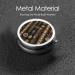 Bohemian Style Portable Metal Pill Box - Round Mini 3-Compartment Ideal for Travel Black - Must-Have for Small Pills - Buy Online on GoSupps.com