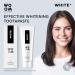 Woom White+ Whitening Toothpaste with Fluoride 75ml Best Teeth Whitening Solution for a Bright Smile - Buy Online on GoSupps.com