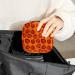 Orange Surf Leaves Sanitary Napkin Storage Bag - Menstrual Cup Pouch - Nursing Pad Holder - Portable Period Bag for Women and Teens - Multi-colored - Buy Online on GoSupps.com