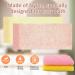 2 Pieces African Net Long Bath Net Sponge Back Exfoliating Net Sponge Nylon Back Sponge Scrubbers Back Bath Washcloth Skin Smoother for Men and Women Deep Cleaning (Yellow+Pink) - Buy Online on GoSupps.com