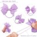 JOYOYO 50 Pcs Baby Bow Bobbles - 2 Inch Ribbon Bows Elastic Hair Bands for Babies & Toddlers - Buy Online on GoSupps.com
