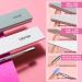 LEOBRO Short Press on Nails 360PCS - Natural Glossy False Nails, 15 Colors, 12 Sizes, Lightweight & Full Cover - Buy Online on GoSupps.com