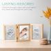 Navaris Baby Handprint and Footprint Kit with Frame and Clay - Perfect for Casting Newborn Boys and Girls Prints - Beige - Buy Online on GoSupps.com