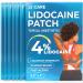 JJ CARE Lidocaine Patches Pack of 30 , 4 x 5.5 Lidocaine 4% Maximum Strength Back Pain Relief Patches for Fast Numbing of Aches, Pains, Back, Neck, Shoulder, Muscle Soreness