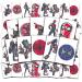 Marvel Spiderman Tattoos Party Favors Bundle   80+ Pre-Cut Individual 2 x 2 Spider-Man Temporary Tattoos for Kids Boys Girls (Spiderman Party Supplies MADE IN USA)