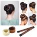 7 Pack Donut Bun Maker Hair Accessories - DIY Styling Tool for Women and Girls in 7 Colors - Buy Online on GoSupps.com