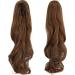 FXYTK Claw Clip Ponytail Hair Extension - 18 Curly Light Auburn - Buy Online on GoSupps.com