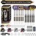 Professional Steel Tip Darts Set - 20 and 26 Grams - Aluminum Shafts, Brass Barrels, Sharpener Tool Kit - Carrying Case & Extra Flights Included - Buy Online on GoSupps.com
