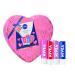 NIVEA Soft Lips Gift Set for Her Lip Balm Set Includes Original Care Soft Rose Strawberry Shine & Pearly Shine Lip Balms NIVEA Lip Balms in a Heart-Shaped Tin