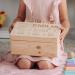 Personalized Laublust Teddy Bear Souvenir Box - Ideal Birth Gift | Eco-Friendly FSC Wooden Box 30x20x14cm - Buy Online on GoSupps.com