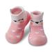 Dookeh Baby Shoes Boys Girls First Walking Shoes Non Slip Soft Sole Sneakers Toddler Infant Babygirl Sock Shoes 2-3 Years A2 Pink