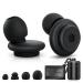 Ear Plugs for Sleeping Noise Canceling Reusable Earplugs for Work Concerts Motorcycles Focus & Noise Sensitivity 28dB Noise Reduction 10 Silicone Ear Tips in XS/S/M/L/D Black