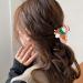 Hair Grip Claw Clip Strong Hold Cat Shaped Hairstyle Barrette Grip Clip Hair Accessories for Women Long Hair Hairpin for Girls Youth Teenagers Shaoxing Orange - Buy Online on GoSupps.com