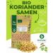 Organic Coriander Seeds Whole 200g - Premium Quality | OmVeda Spices for Cooking & Seasoning - Buy Online on GoSupps.com