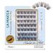 Lash Clusters Individual Lashes Wispy & Natural Clusters Lashes 48 Clusters Eyelash Extensions C Curl Eyelash Clusters Super Soft Thin Band Reusable False Eyelashes 10-14mm (Wispy-C)