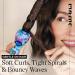 Eva NYC Healthy Heat Mini Hair Curler - 1.1-Inch Ceramic Hair Wand for Short & Long Hair Travel-Friendly Moondust - Shop Now - Buy Online on GoSupps.com