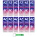 12x Dentifricio AZ 3D White Ultra White toothpaste with whitening effect 65ml + Beni Culinari Free keychain