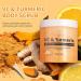 Gommage au sel Glow gommage exfoliant hydratant au curcuma et la vitamine C exfoliant nettoyant en profondeur pour le corps nourrit la peau en douceur pour le corps le visage et les pieds 2pcs - Buy Online on GoSupps.com