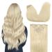 Doores real hair extensions clip in light platinum blond 30cm 12 inch 7 piece 80g clip in extensions real hair remy hair extension real hair natural real hair extensions smooth 30cm-80g #60 light platinum blonde