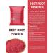 Organic Beet Root Powder 1 lb. by Aroma Depot | Raw, Non-GMO, Vegan, Gluten-Free | Nitric Oxide Booster for Energy & Stamina | Immune System Support | 100% Natural - Buy Online on GoSupps.com