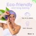 Premium Lilac Shower Cap for Women | Reusable & Waterproof | Ideal for Long Hair, Curls, Satin Silk Anti-Frizz Cloth - Buy Online on GoSupps.com