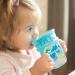 Nuby 360 Edge 2 Stage Rim Cup 8oz Dolphins Aqua - Removable Handles, Hygienic Cover | 12M+ | 240ml (80818) - Buy Online on GoSupps.com