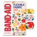 Band-Aid Flexible Fabric Wildflower Bandages First-Aid Wound Care Dressing Healing Injury Adhesive Wound Cover 30 Pack