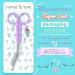 Nurse Love Nursing Scissors | Stainless Steel Purple Bandage Scissors for First Aid & Wound Care - Buy Online on GoSupps.com