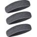 3 pack sports headband welding tape for men and women elastic hair band non slip moisture wicking athletic cotton headband for sport gray