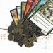 40 PCS Antique Metal Buff Counter Tokens with Velvet Bag for MTG CCG Card Gaming - Black & Bronze - Buy Online on GoSupps.com