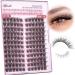 Wispy Lash Clusters Natural Eyelash Clusters Cat Eye Eyelash Extension 10-16MM Lashes Clusters Individual Lashes With Bottom Lash Clusters by Pleell Lash Clusters -32