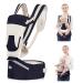 6-in-1 Newborn to Toddler Baby Carrier with Hip Seat - Navy Blue | Adjustable & Breathable All Seasons Baby Holder Backpack 0-36 Months - Buy Online on GoSupps.com