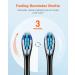 Bitvae Smart S2 Black Toothbrush Replacement Heads - 4 Pack - Buy Online on GoSupps.com