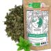 Ascenbio Ascenbio Organic Peppermint Leaves Dried Mint for Green Tea Iced Tea Digestion Herbal Tea 180g Bulk Prepared and packaged in France Biodegradable Packaging