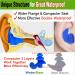Buy Waterdam Swimming Earplugs - Waterproof Ultra-Comfortable Prevent Swimmer's Ear - Medium Size 3 for Men Women & Teens - Clear 1 Pack - Buy Online on GoSupps.com