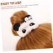 SKISUNO Panda Hair Accessories Women Hair Ties Hair Bands Small Scrunchies Bands for Hair Elastic Ponytail Holder Hair Ties for Hair Scrunchies for Women's Hair Small Hair Ties - Buy Online on GoSupps.com