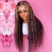 Giannay Highlight Lace Front Wig 24 - Deep Curly Wave Synthetic Wig for Black Women with Natural Hairline - Buy Online on GoSupps.com