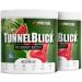 Pre -workout -booster watermelon 2x440g - incredibly delicious - tunnel view Training booster with citrulline arginine taurine caffeine guarana and magnesium - optimally high -dosed - 100% vegan watermelon 20 portions (2 pack)