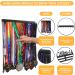Goutoports Medal Holder Display Hanger Rack Frame for Sport Race Runner -Race Medal Hanger Holder - Sturdy Black Steel Metal Over 60 Medals Easy to Install (2Pcs) - Buy Online on GoSupps.com