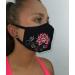 Buy Hand-Embroidered Black Face Masks - Washable 100% Cotton 3 Layers Reusable & Breathable - Fast International Shipping - Buy Online on GoSupps.com