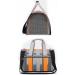 DUDUsilkly Soft-Side Cat Carrier Bag Portable Pets Carriers For Cats Dogs dog carrier with pet mat dog carrier (L Orange) L Orange - Buy Online on GoSupps.com