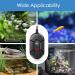 AQQA 25W Aquarium Heater with LED Display - Adjustable Temperature Control for 20-40L Aquariums - Buy Online on GoSupps.com