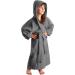 Buy Arus Children's Hooded Bathrobe - 100% Cotton Terry Eco-Tex Certified Long & Soft - Available in Gray & Various Colors - Buy Online on GoSupps.com