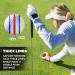 SAPLIZE High Precision Golf Ball Marker Kit with 3 Sharpie Markers - Golf Ball Stencils, Line Marker Tool for Alignment and Identification - Buy Online on GoSupps.com
