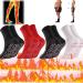 Uirpk Afiz Tourmaline slimming health sock Tourmaline slimming health sock Afiz socks Turmaline slimming socks Afiz health socks (one size 4 pairs) Unity size 4 pairs