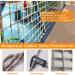 Outdoor Rope Net Climbing Cargo Net for Treehouse Protection Wall Balcony Banister Protection Fence Playground Netting (1 * 2m(3.3 * 6.6ft)) () - Buy Online on GoSupps.com