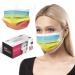 HARD 50 pieces Disposable Face Masks | Made in Germany | Type IIR & CE certified | Breathable Triple Layer - Filtration 99 78% | Elastic Earloops | Mouth Cover - Adults - Rainbow Classic 50 Piece standard size (17 5 cm x 9 5 cm) Rainbow Classic