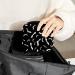 GIAPB Period Bag | Sanitary Napkin Storage & Travel Makeup Pouch | Animal Print | Black Background - Buy Online on GoSupps.com
